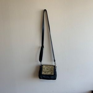 Gold boho crossbody bag